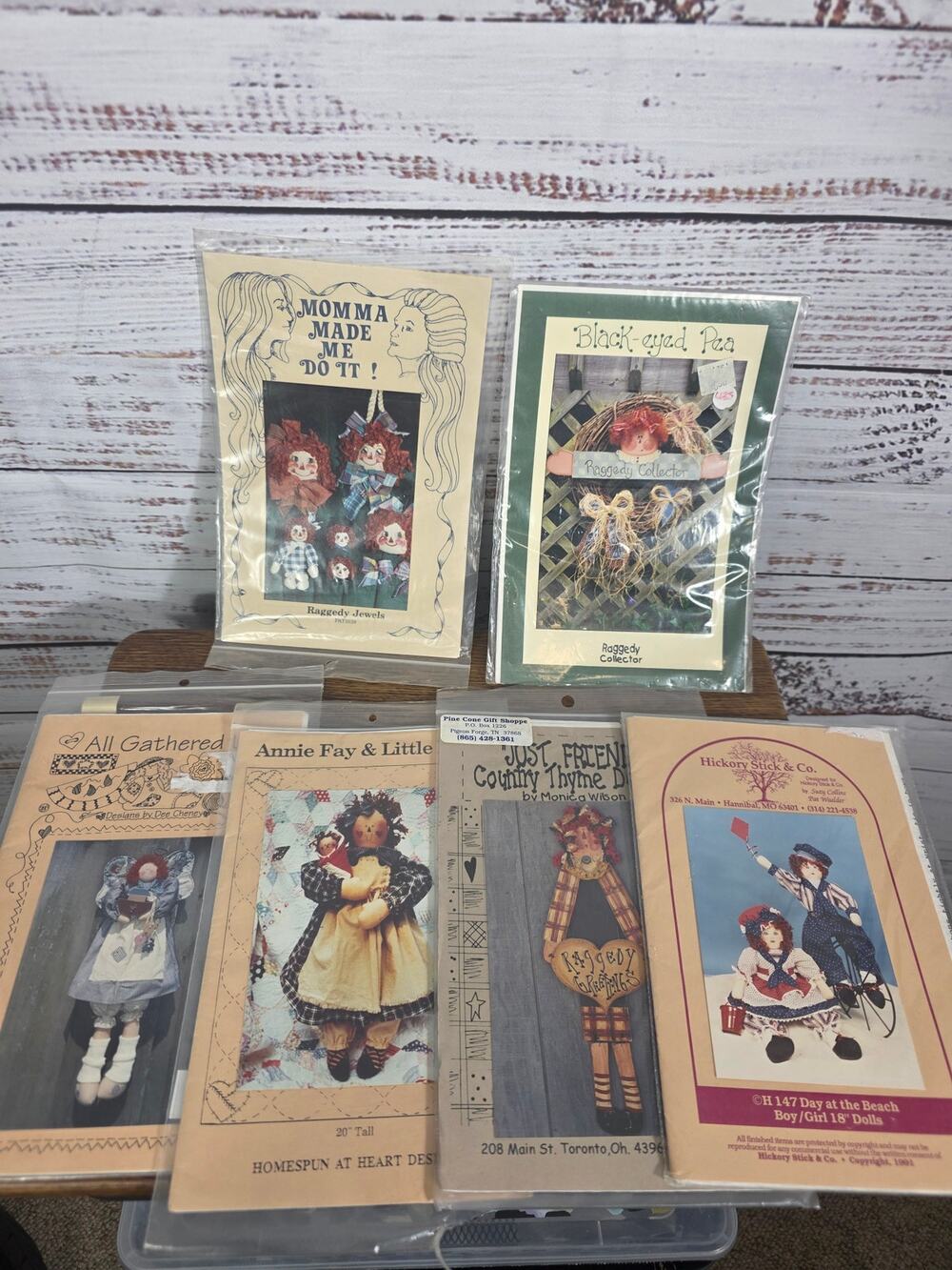 VTG Raggedy Ann & Andy Craft Dolls Sets New